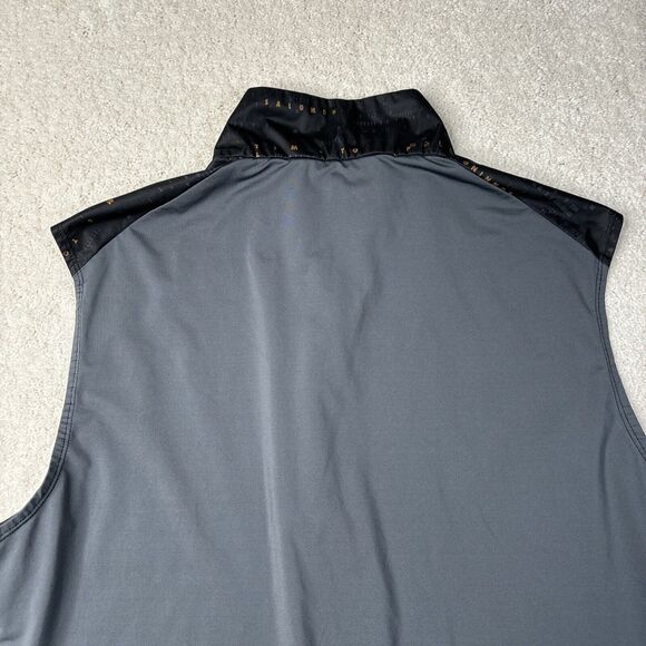 Salomon Light Shell Outdoor Vest Women's Size XL Black Script‎ Time To Lap Run - Picture 13 of 16